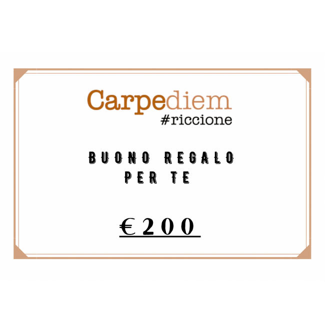 BUONO REGALO €200