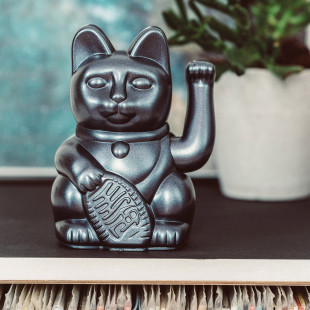 LUCKY CAT METALLIC GREY