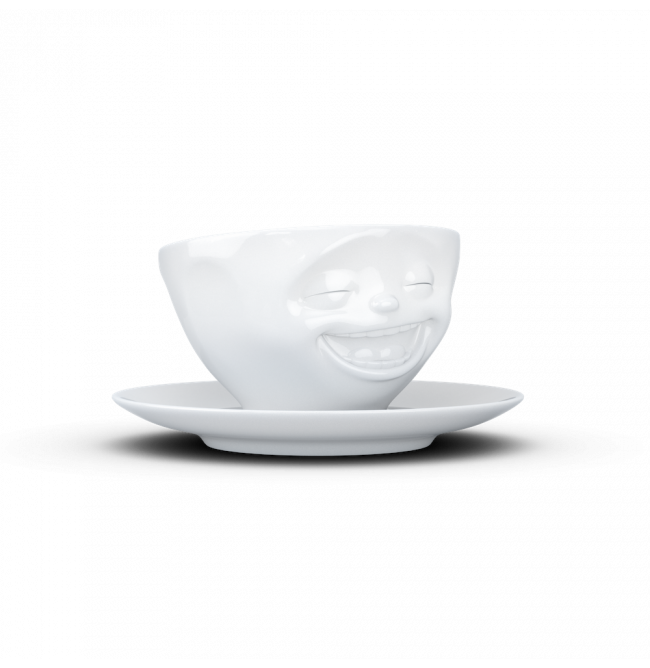 COFFEE CUPS 200ML "LAUGHING"