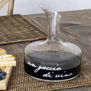 DECANTER "UN GOCCIO DI VINO"