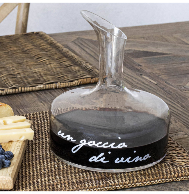 DECANTER "UN GOCCIO DI VINO"