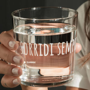 BICCHIERE "SORRIDI SEMPRE"