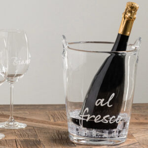 SECCHIELLO PORTAGHIACCIO IN VETRO "AL FRESCO"