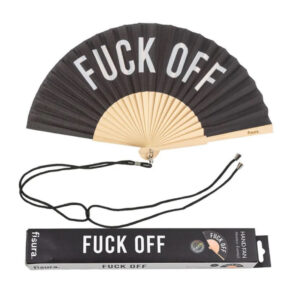 VENTAGLIO "FUCK OFF" NERO