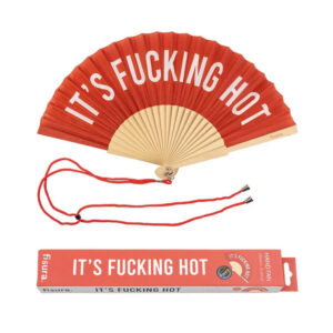 VENTAGLIO "IT'S FUCKING HOT" ROSSO