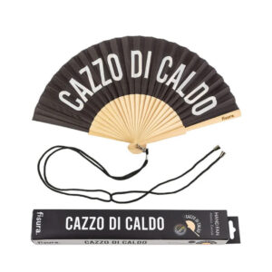 VENTAGLIO "CAZZO DI CALDO" NERO
