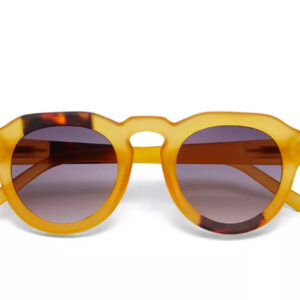 OCCHIALE DA SOLE MODELLO ZENO ROUND GIALLO