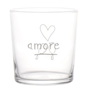BICCHIERE "AMORE UCCELLINI"