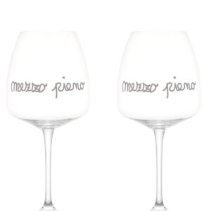 COPPIA CALICI "MEZZO PIENO"