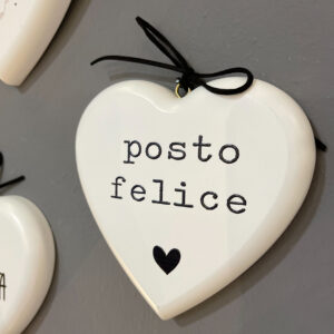 CUORE IN LEGNO "POSTO FELICE"