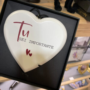 CUORE IN LEGNO "TU SEI IMPORTANTE"