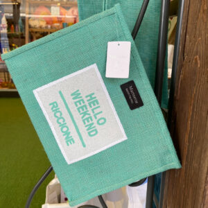 TROUSSE "HELLO WEEKEND RICCIONE" VERDE MENTA