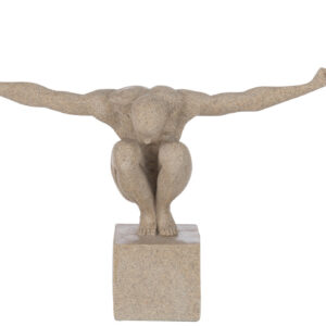 ATLETA SU BASE EFFETTO MARMO PICCOLO