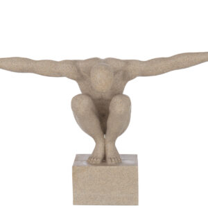 ATLETA SU BASE EFFETTO MARMO GRANDE