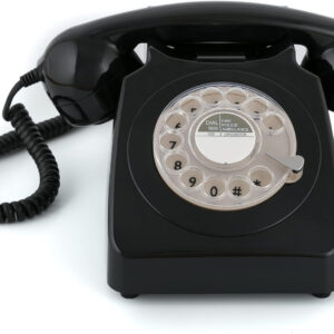 TELEFONO GPO746 ROTARY BLACK
