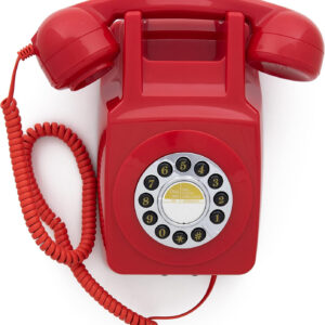 TELEFONO GPO746 WALLPHONE RED