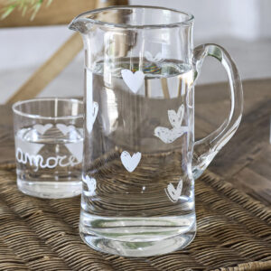 BROCCA VETRO "TAPPEZZERIA DI CUORI"