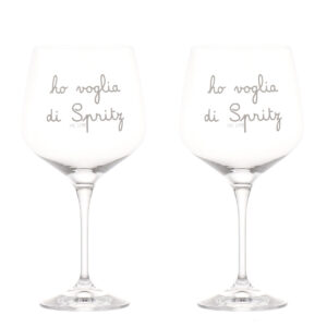 COPPIA CALICI "HO VOGLIA DI SPRITZ"