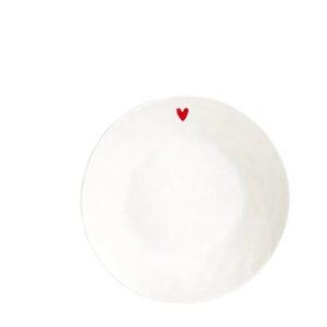 PIATTO FONDO "CUORE ROSSO"