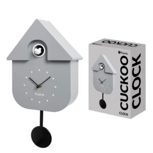 OROLOGIO CUCKOO MOUSE GRIGIO E NERO