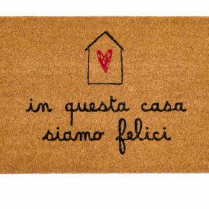 ZERBINO "IN QUESTA CASA SIAMO FELICI"