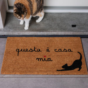 ZERBINO "QUESTA E' CASA MIA GATTO"