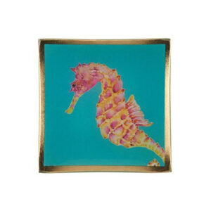 PIATTINO QUADRATO CAVALLUCCIO MARINO