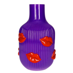 VASO L'AMOUR 30CM VIOLA