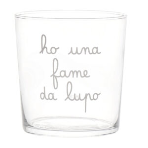 BICCHIERE "HO UNA FAME DA LUPO"