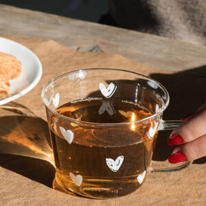 SET DUE TAZZE "CUORI" 480ML