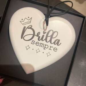 CUORE IN LEGNO "BRILLA SEMPRE"