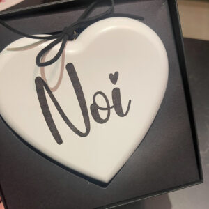 CUORE IN LEGNO "NOI"