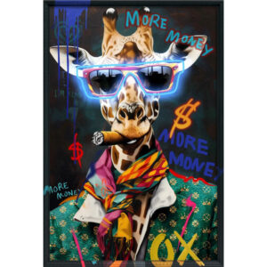QUADRO LED GIRAFFA 60X90