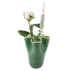 VASO RUFFLES VERDE GRANDE