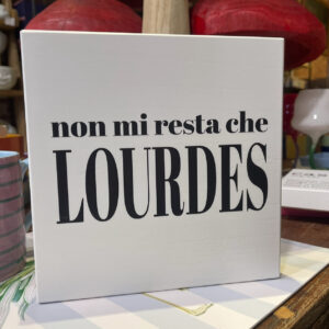 QUADRETTO IN LEGNO "LOURDES"