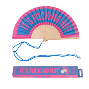 VENTAGLIO "IT'S FUCKING HOT" BLUE