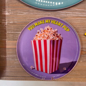 PIATTINO ROTONDO YOU'RE SO GOLDEN POP CORN