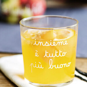 BICCHIERE "INSIEME E' TUTTO PIU' BUONO"