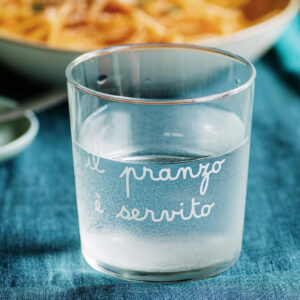 BICCHIERE "IL PRANZO E' SERVITO"