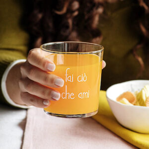 BICCHIERE "FAI CIO' CHE AMI"