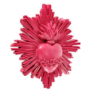 EX VOTO RESINA CON RAGGI AMARANTO