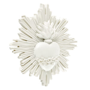 EX VOTO RESINA CON RAGGI BIANCO