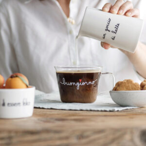 SET DUE TAZZE "BUONGIORNO CUORE ROSSO" 480ML