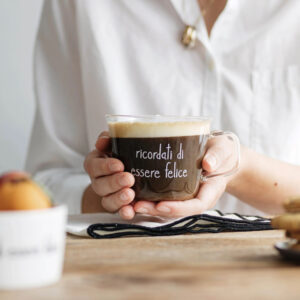 SET DUE TAZZE "RICORDATI DI ESSERE FELICE" 480ML