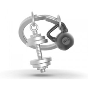 PORTACHIAVI PESI DA PALESTRA