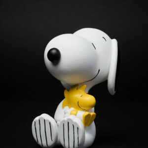 SNOOPY WOODSTOCK WHITE 12CM
