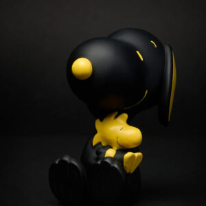 SNOOPY WOODSTOCK BLACK 12CM