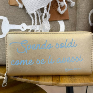 PORTAFOGLIO "SPENDO SOLDI COME SE LI AVESSI"
