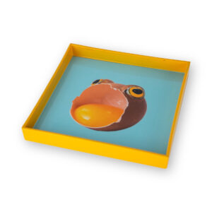 VASSOIO SVUOTATASCHE MYKONOS QUARATO - UOVO