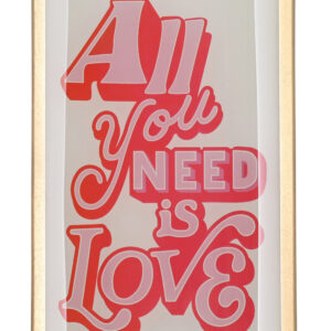 PIATTINO RETTANGOLARE ALL YOU NEED IS LOVE